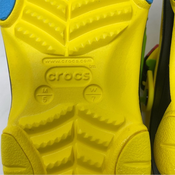 CROCS | Shoes | New Crocs Pacman All Terrain Clog Jibbitz Yellow Black ...
